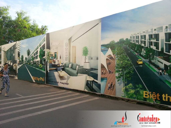 Hàng rào dự án - biển dự án