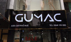 Lắp đặt biển bảng cho shop GUMAC
