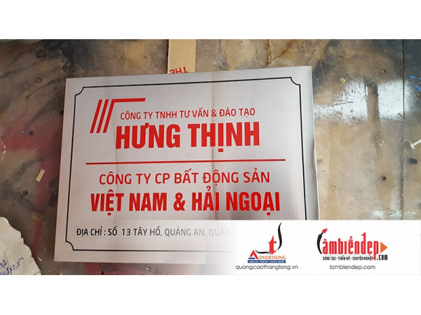 Địa chỉ tin cậy làm biển quảng cáo giá rẻ tại Hà Nội