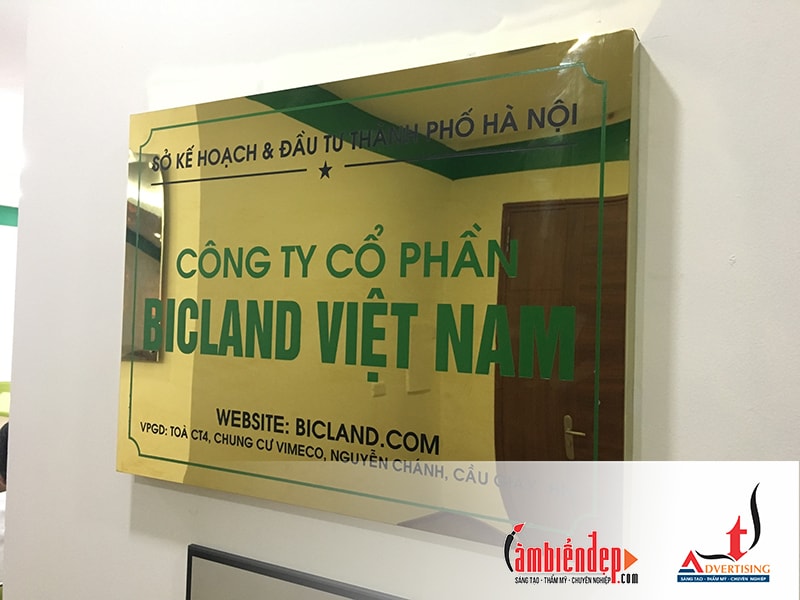 biển tên công ty, thương hiệu